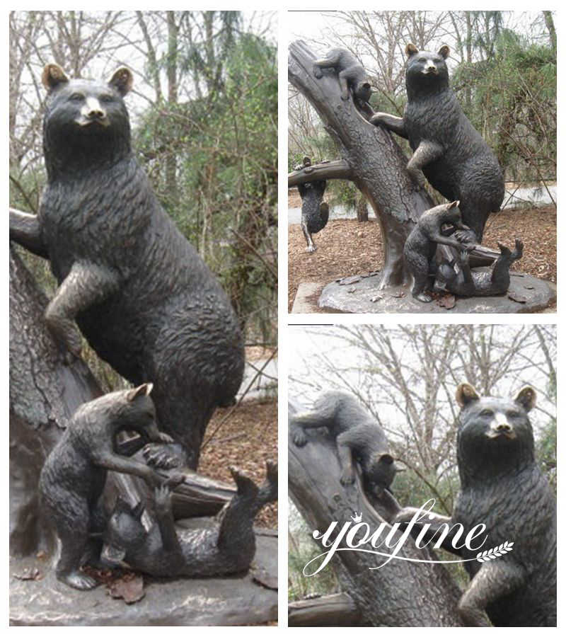 brown bear statue -YouFine Sculpture