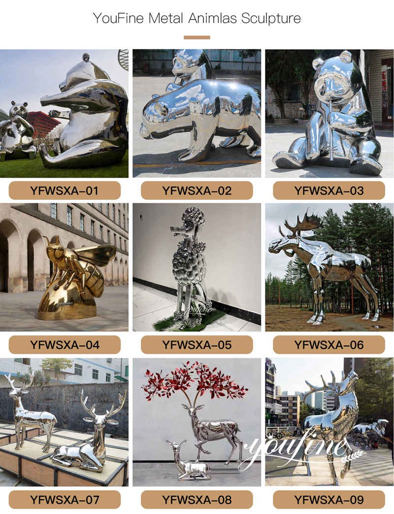 large outdoor metal sculptures for sale -YouFine Sculpture