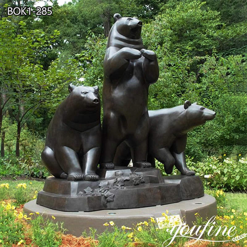 bear statues outdoor -YouFine Sculpture