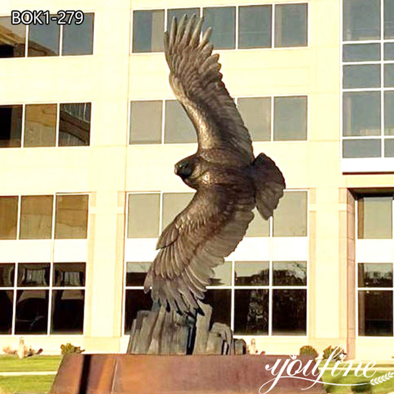 large bronze eagle statue -YouFine Sculpture