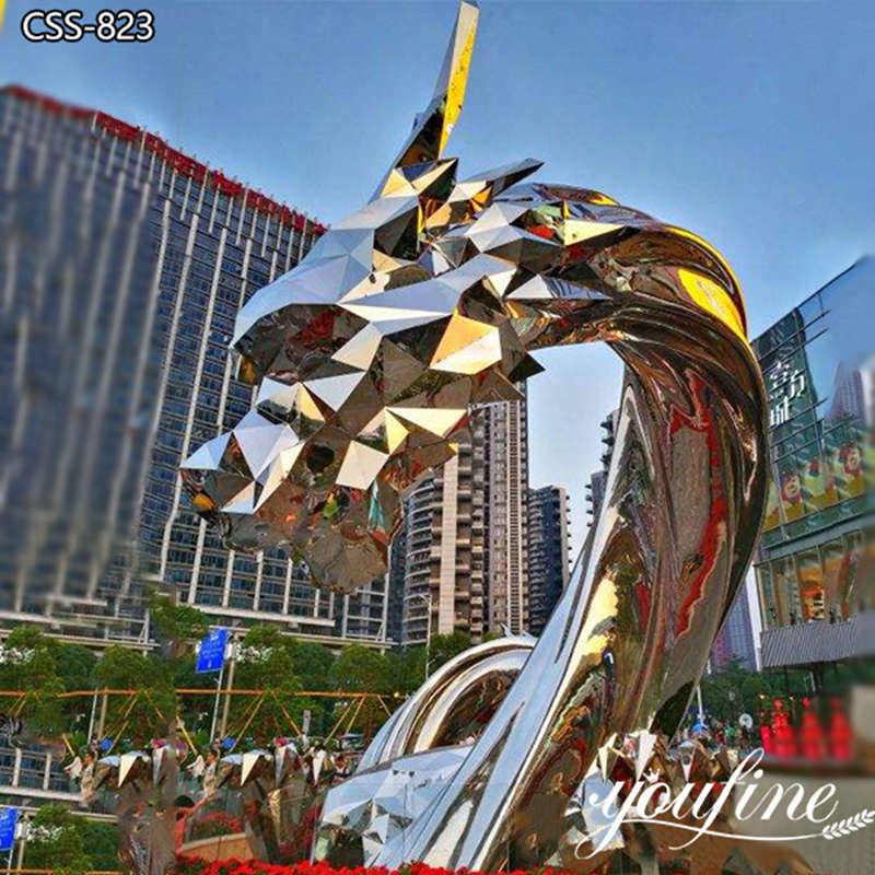 large metal dragon sculpture -YouFine Sculpture