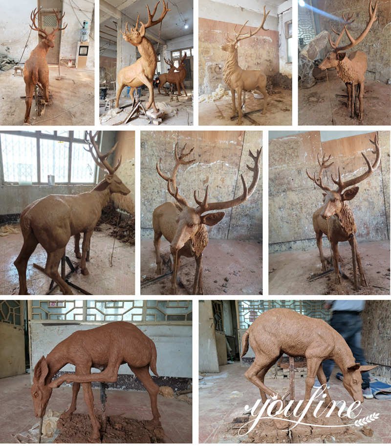 life size deer statue for sale -YouFine Sculpture