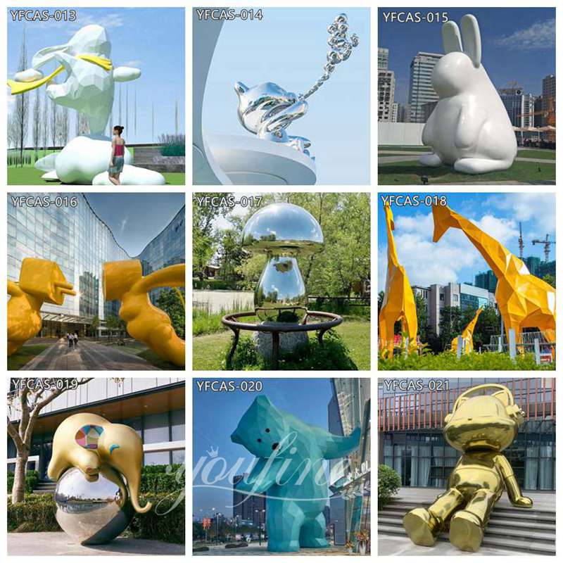 stainless steel animal sculpture - YouFine Sculpture (1)