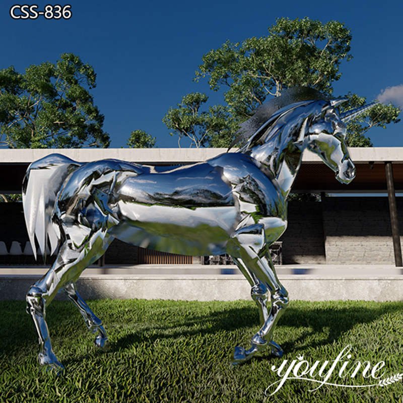 stainless steel horse sculpture -YouFine Sculpture