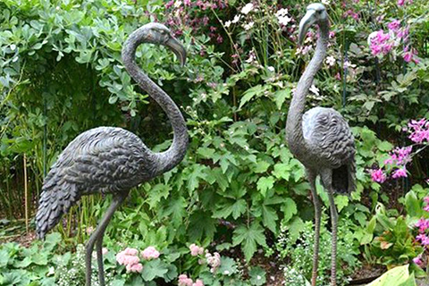 Antique Bronze Crane Statue Garden Decor Manufacturer BOK1-316