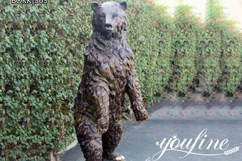 Life Size Bronze Bear Statue Garden Ornaments with Competitive Price BOKK-303