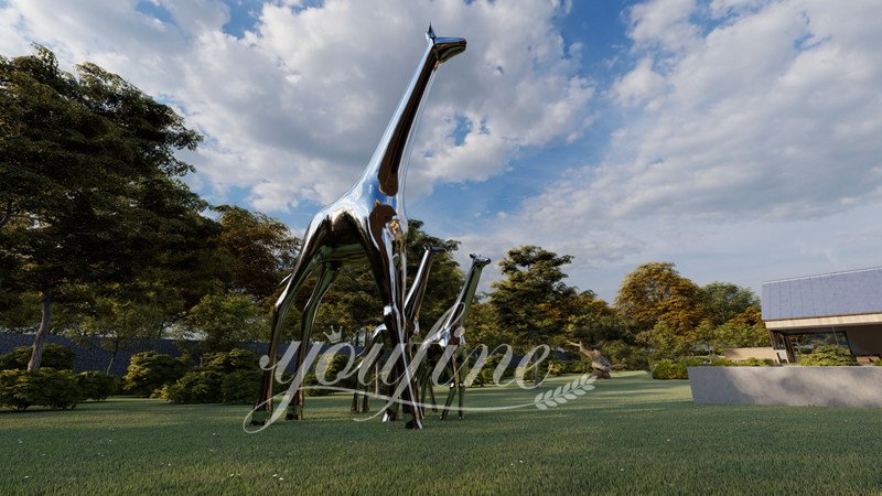 Outdoor Giraffe Statues - YouFine Sculpture