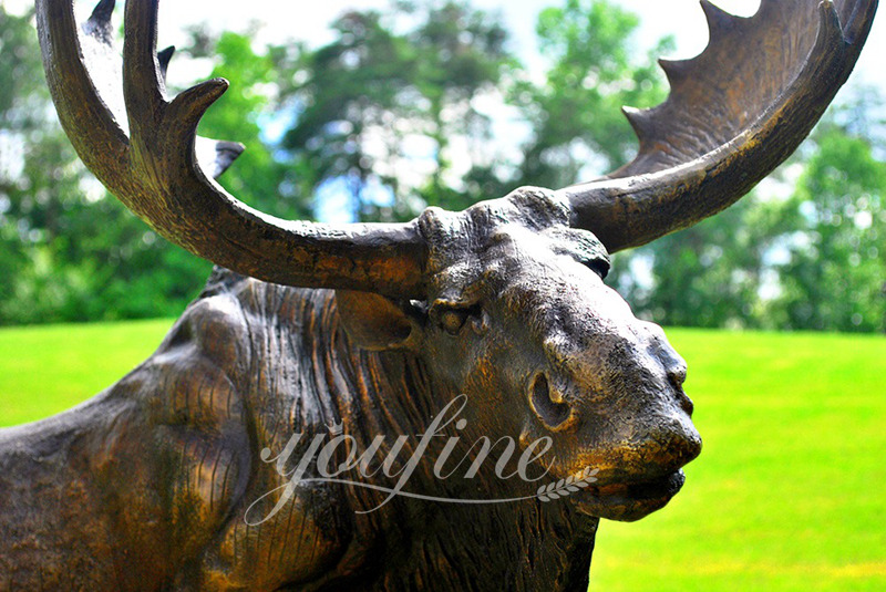 moose garden statue- YouFine Sculpture