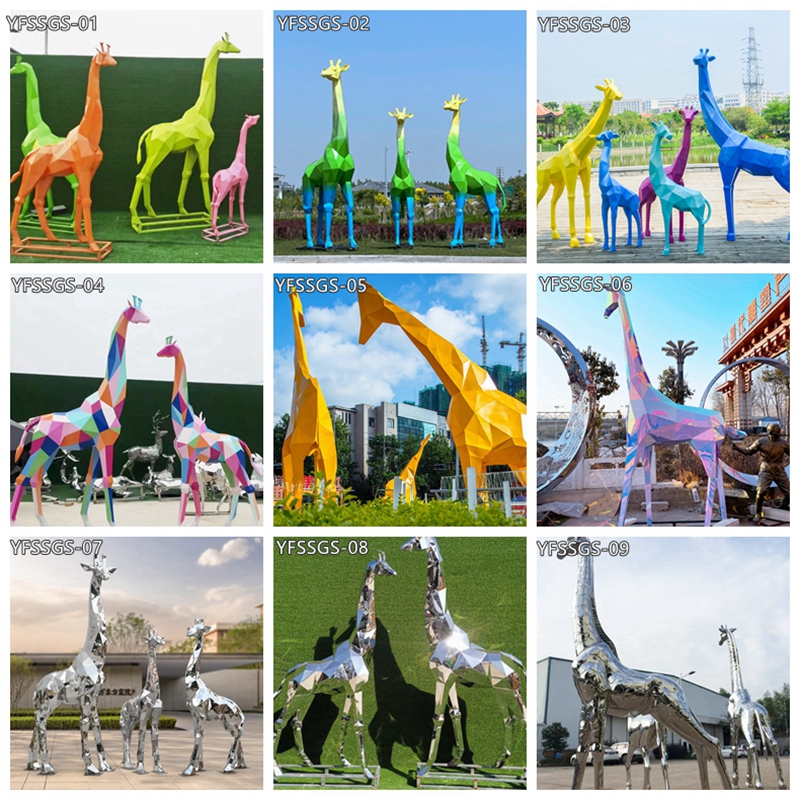 Realistic Stainless Steel Animal Sculpture Garden Decor For Sale CSS-789