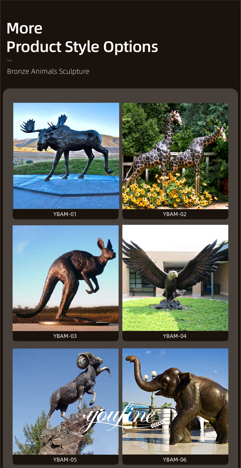 Bronze animal sculpture-YouFine Sculpture
