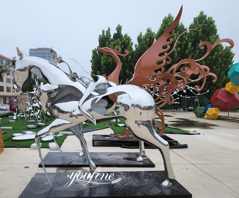 metal horse sculpture-YouFine Sculpture-01