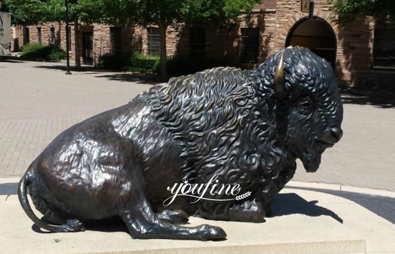 buffalo statue outdoor-YouFine Statue