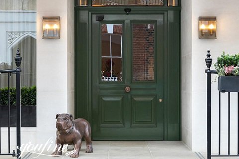 custom bronze dog statue-YouFine Sculpture
