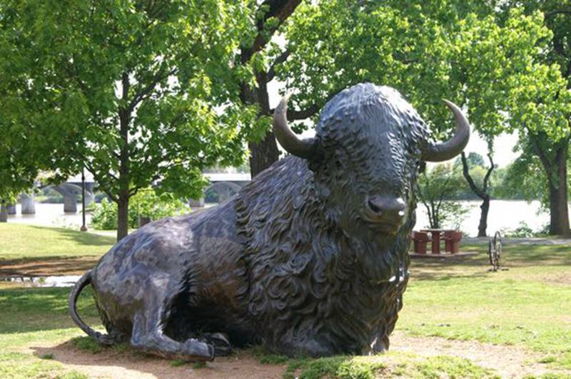 life size bison statue for sale-01-YouFine Statue
