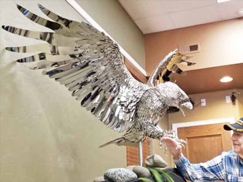 stainless steel eagle