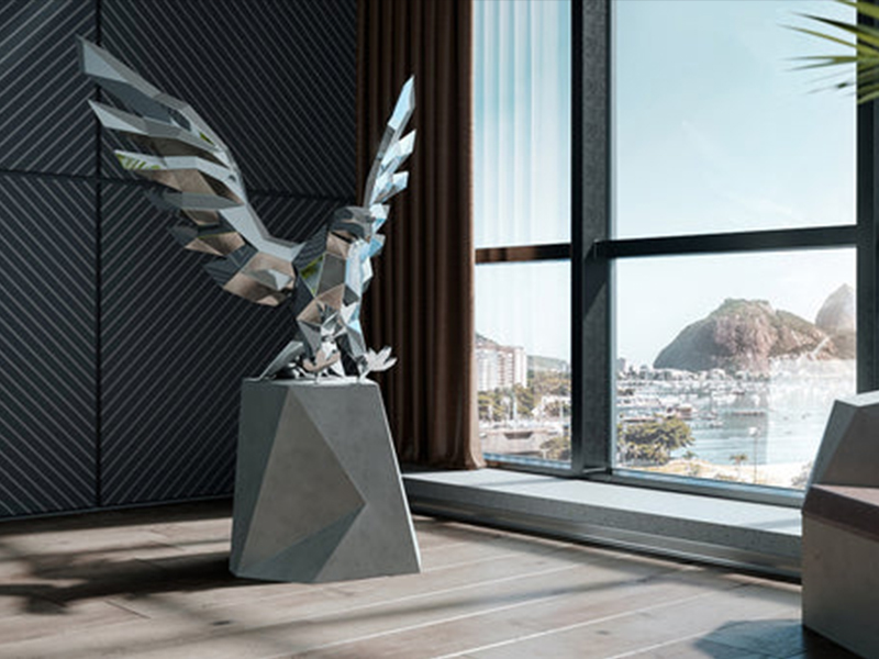 steel eagle sculpture-01