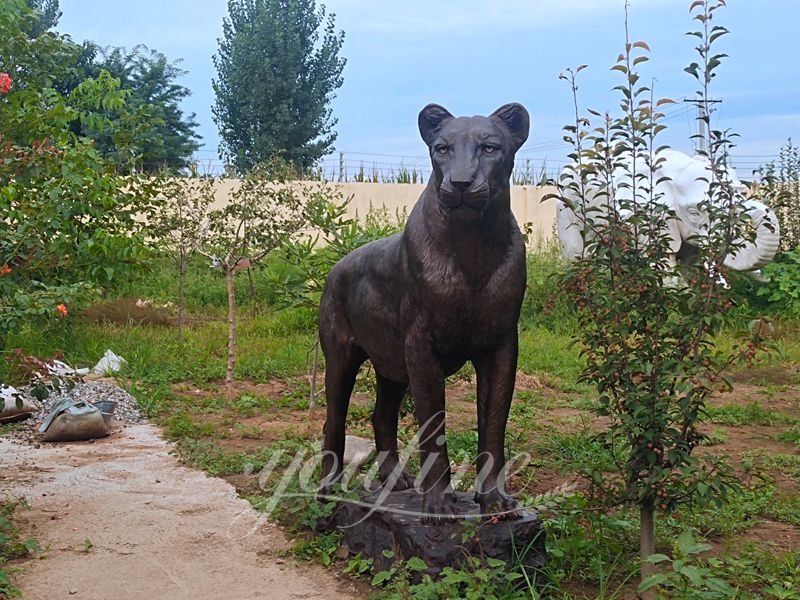 Bronze Lion Statue