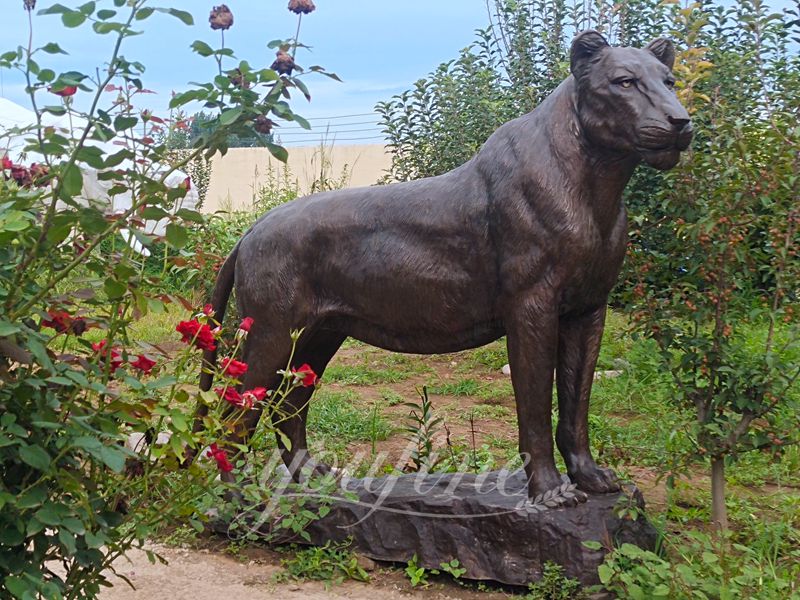Bronze Lion Statue