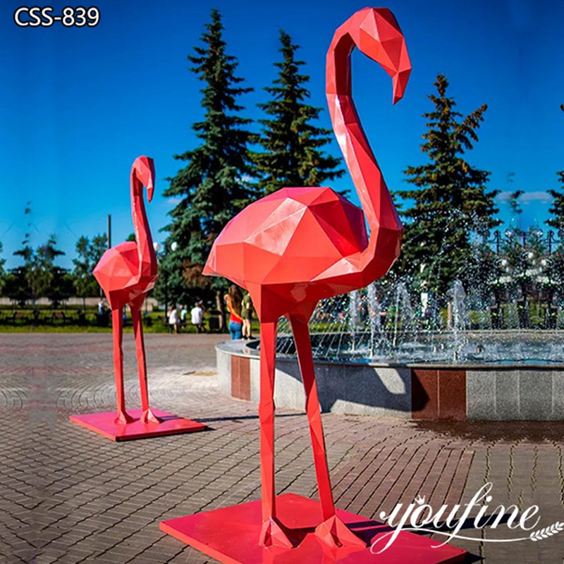 Metal-Pink-Flamingo-Garden-Ornament-Outdoor