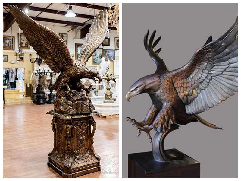 bronze eagle sculpture 8