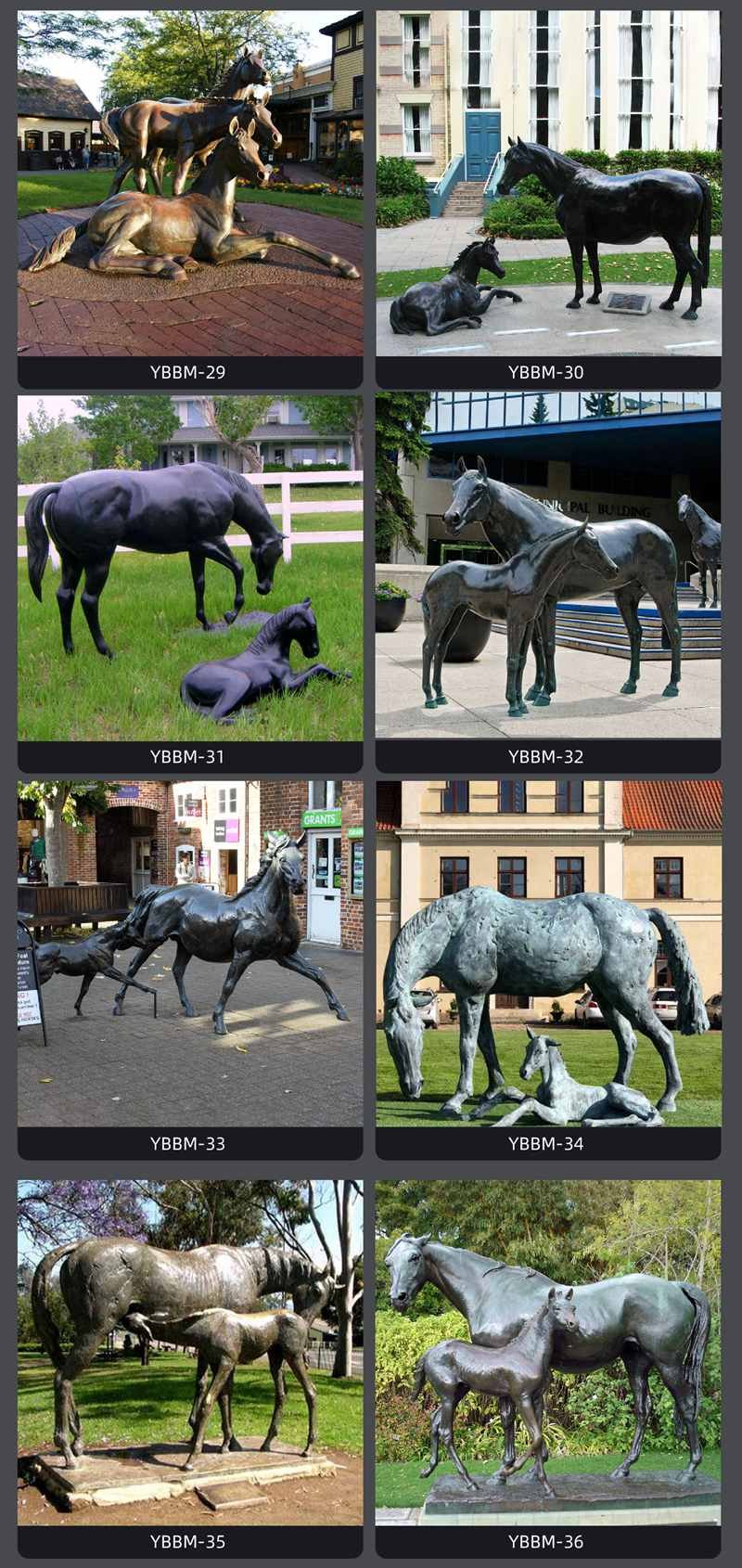 bronze horse