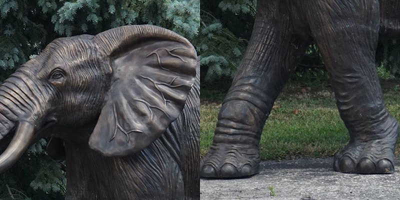 bronze elephant statue (9)