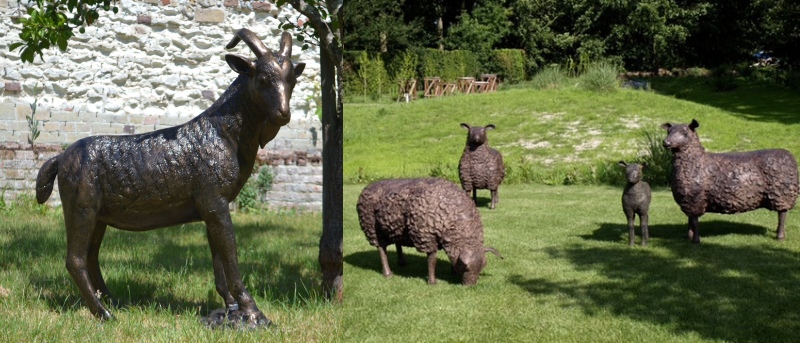compare sheep sculpture