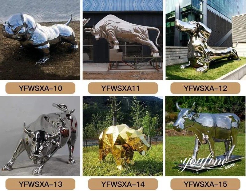 Metal-Avesta-Bull-Statue