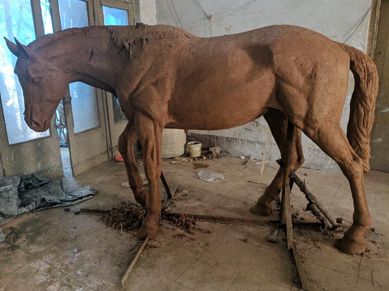 bronze horse sculpture (1)