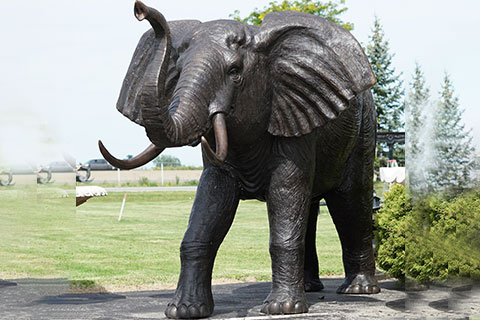 Life Size Bronze Elephant Garden Statue for Sale BOK1-529