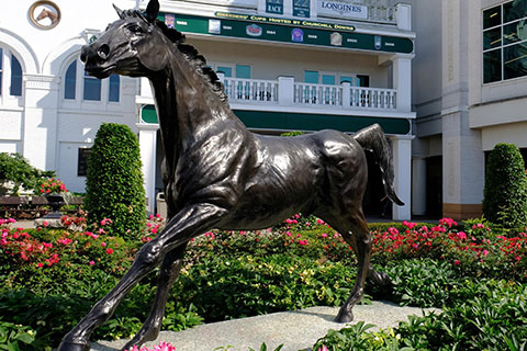 Life Size Bronze Running Horses Sculpture for Sale BOK1-473