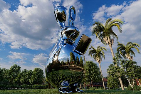 metal-rabbit-sculpture