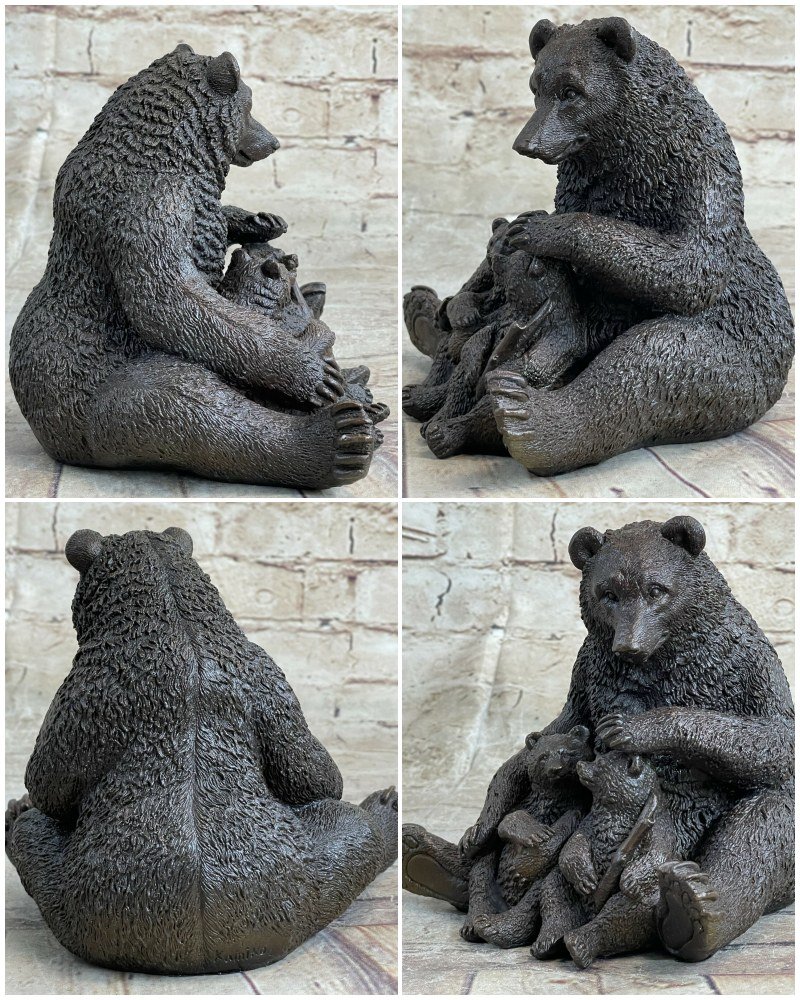black bear statues