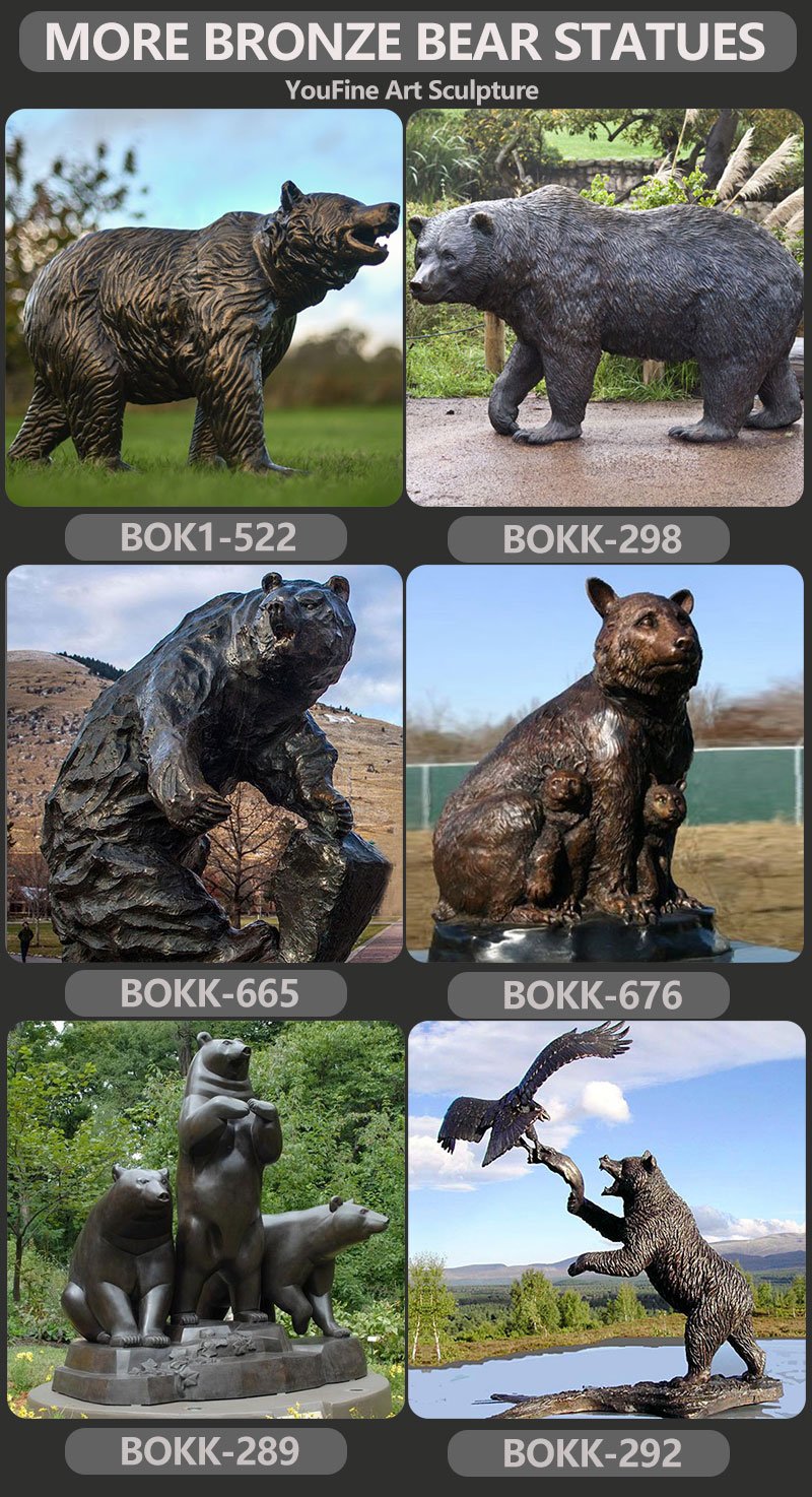 bronze-bear-statues