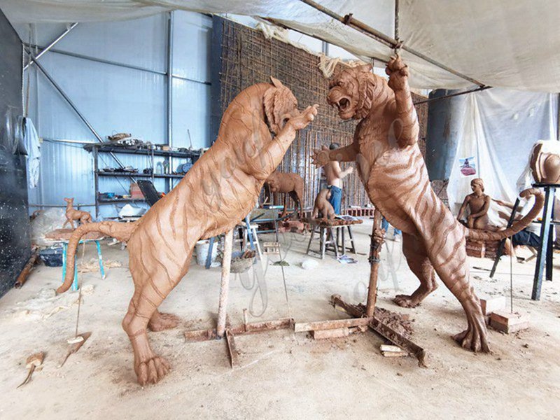 bronze tiger statues (4)