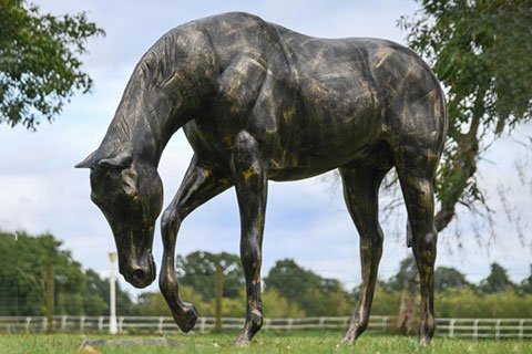 Outdoor Life Size Bronze Horse Statue for Sale BOK1-523