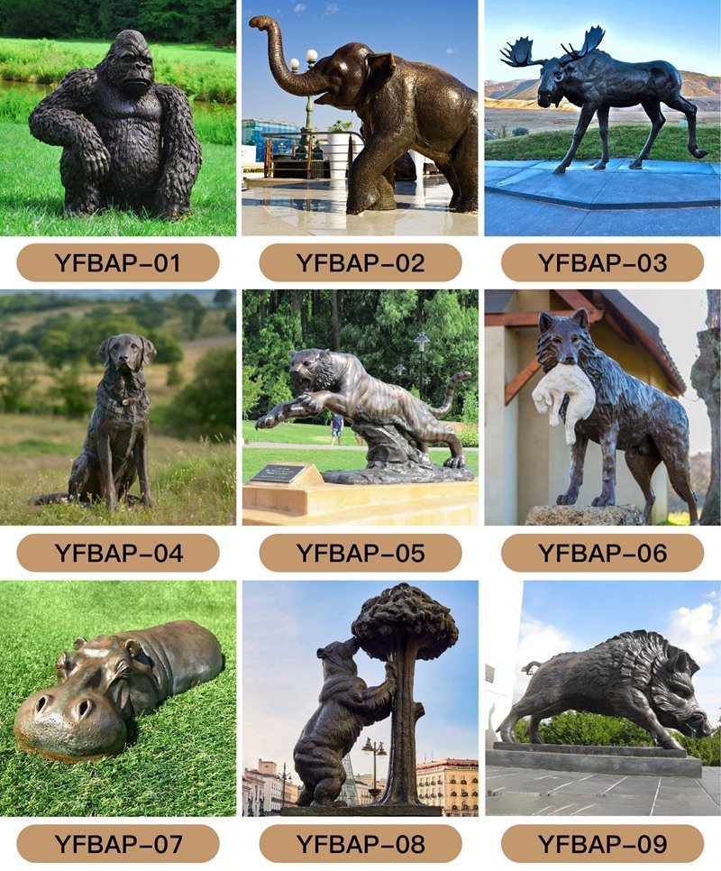 bronze animal statue (1)