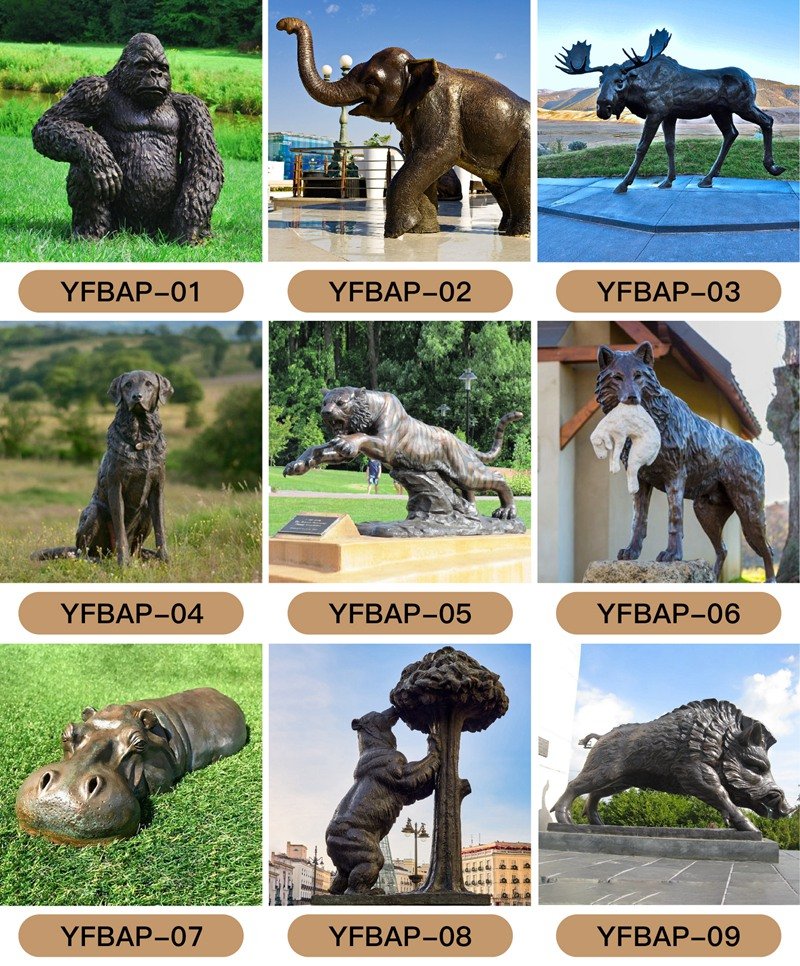 bronze animal statue (1)