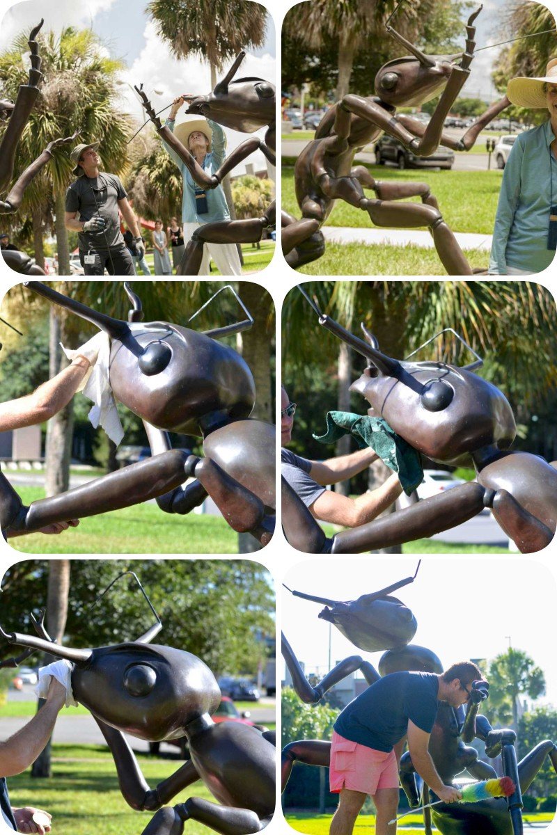 bronze animals sculpture (1)