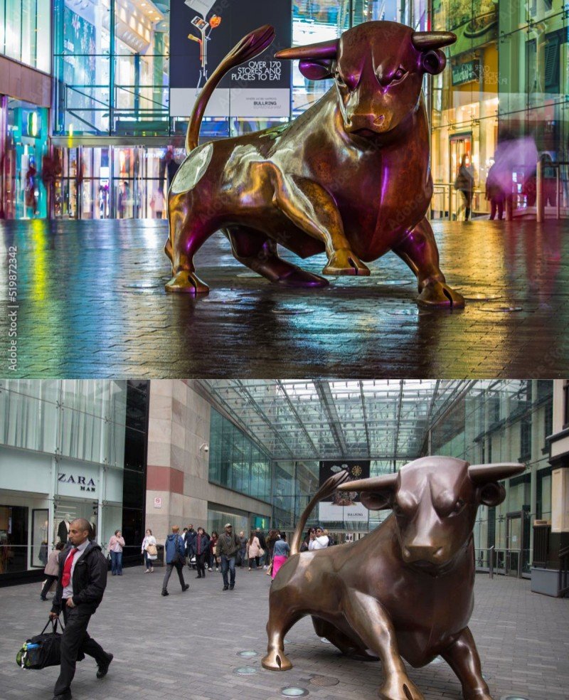 bronze bull statue for sale (3)