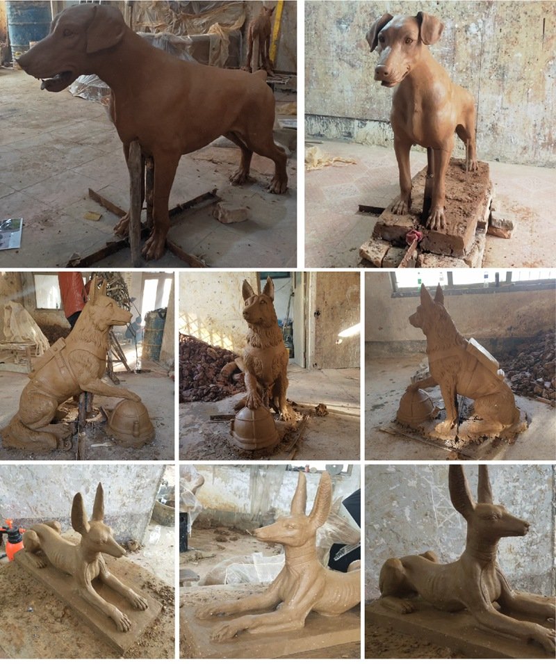 bronze pets statue for sale (4)