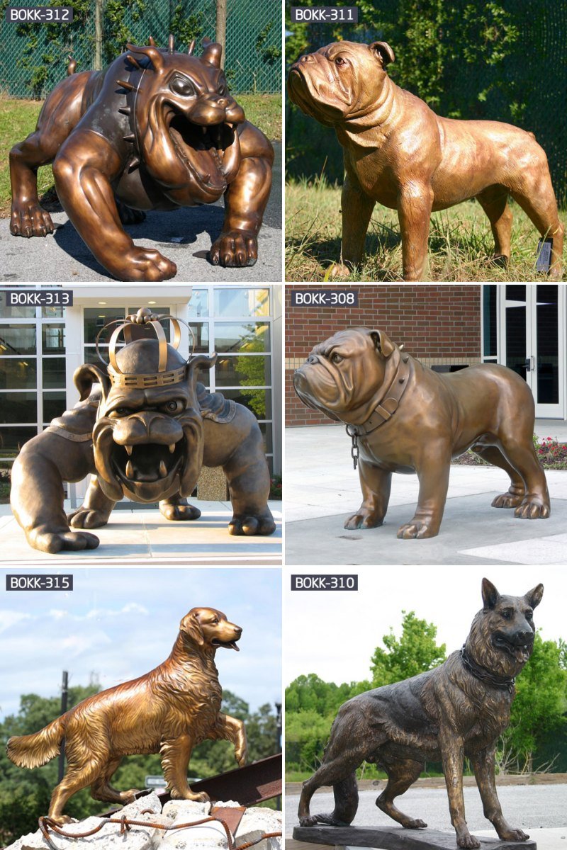 bronze pets statue for sale (5)