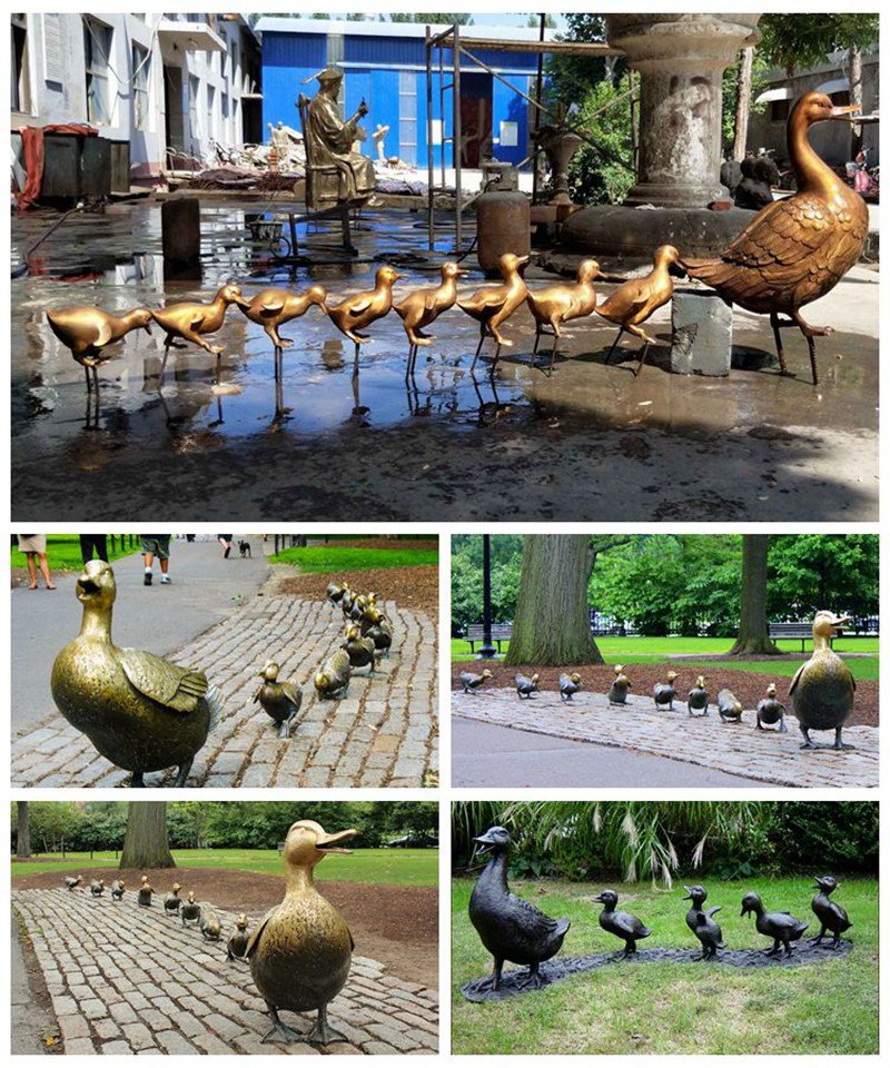 bronze duck statue (3)
