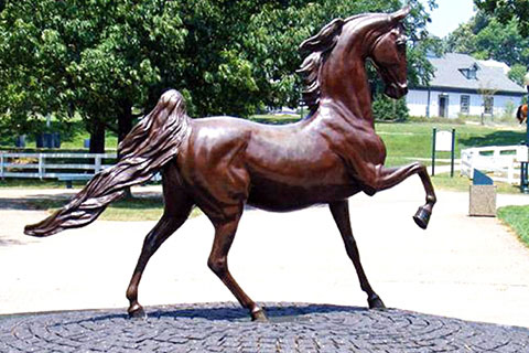 Standing Life Size Bronze Horse Statue for Sale