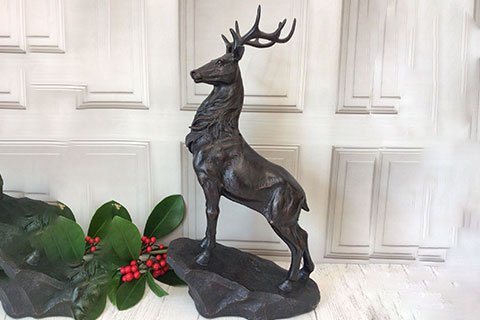 bronze-stag-statue