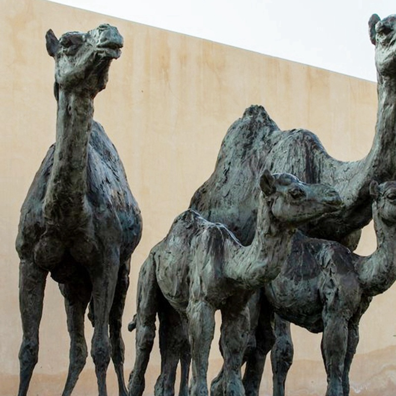 bronze camel sculpture (2)