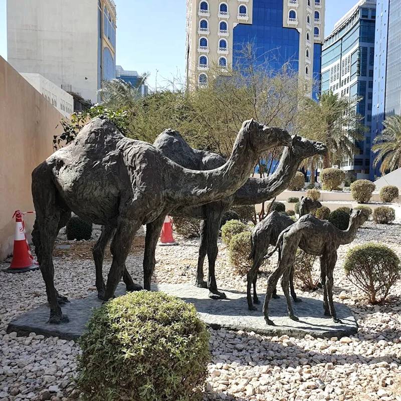 bronze camel sculpture (3)