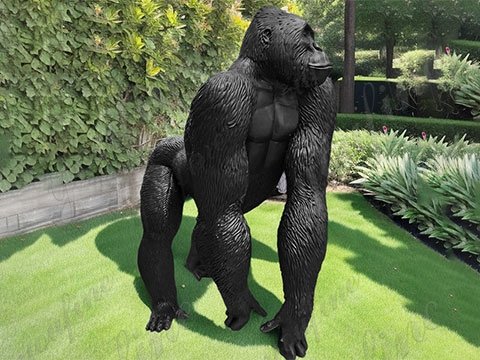 bronze chimp sculpture for sale (1)